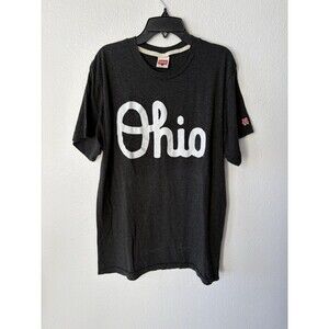 Homage Men’s Ohio State Script Graphic Black Short Sleeve T-Shirt Size Large